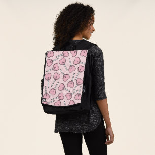 Sac À Dos Sucettes roses, sucettes en forme de cœur, motif d