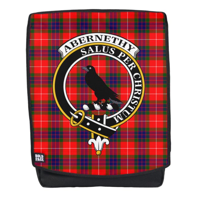 Sac À Dos Tartan Plaid De L'Abernethy Clan Crest (Devant)