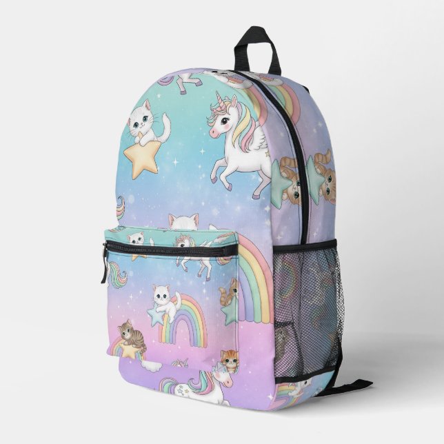 Sac à dos tendance de l'école pour enfants - amusa (Coin arrière droit)