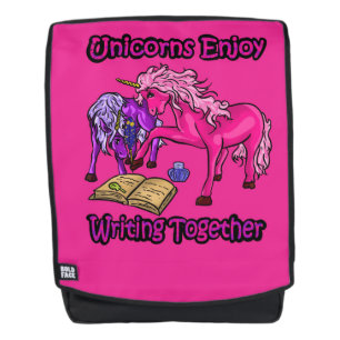 Sac À Dos Unicornes aiment écrire ensemble