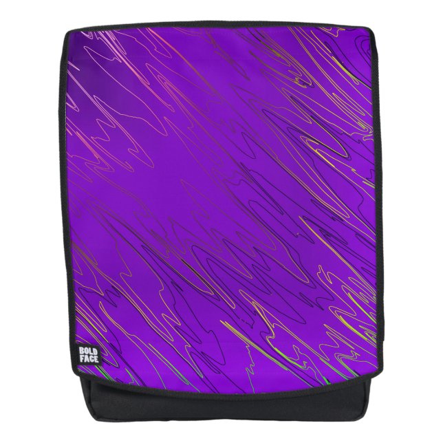 Sac À Dos Violet marbré (Devant)