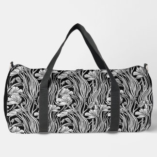 Sac à double floral en ligne monochromatique