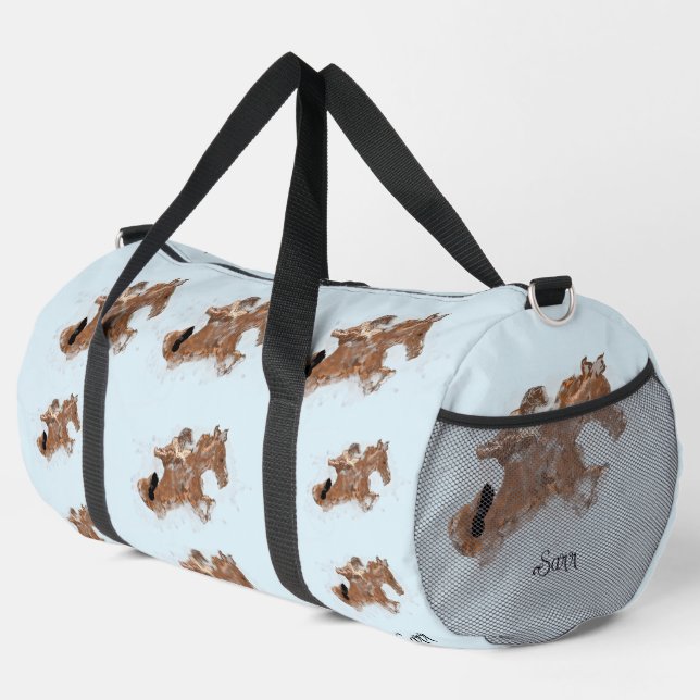 Sac à double : La chasse est allumée. (Coin droit)