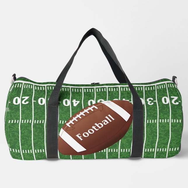Sac à duffel de conception de football (Recto)