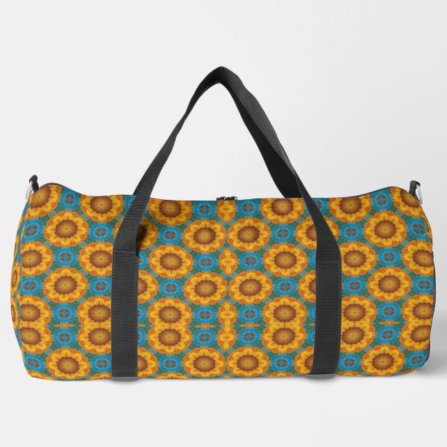 Sac à duffel de conception géométrique de tourneso (Recto)