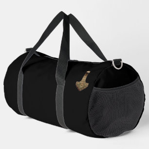 Sac à duffet noir Gold Thor Hammer