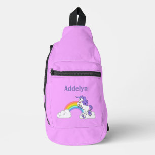 Sac à élingue Unicorne et Rainbow Design