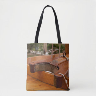 Sac à épaule en bois pour vergue de bateau