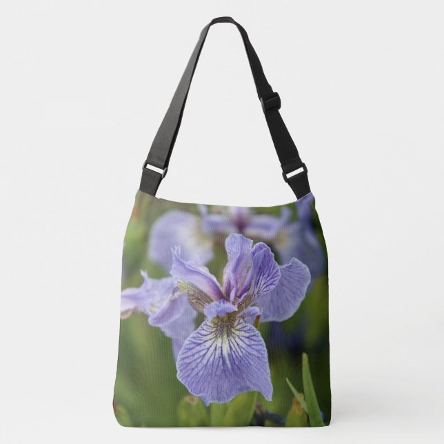 Sac à fleurs violet Iris sauvage (Devant)