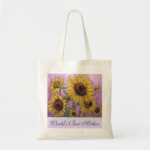 Sac à la meilleure mère du monde de tournesol