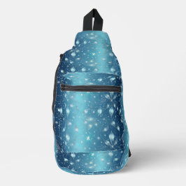 Sac à lame en verre bleu brillant