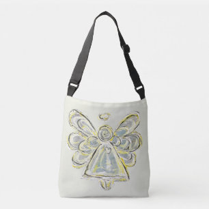 Sac à main ange gardien blanc Art Sacs bandoulière