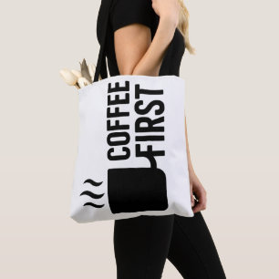 Sac à main avec design de tasse fumante en gras