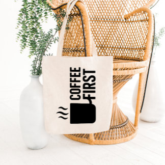 Sac à main avec design de tasse fumante en gras