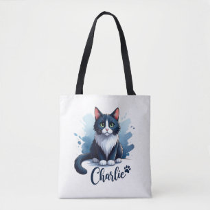 Sac à main avec illustration de chat mignon – Cade