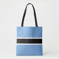 Sac à main avec le drapeau patriotique du Botswana
