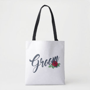 Sac à main calligraphié Simple Groom Floral Mariag