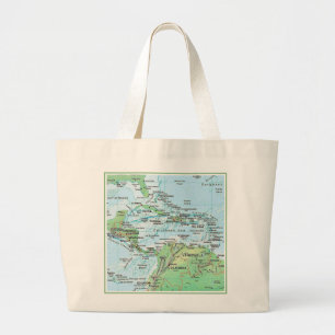 Sac à main carte des îles et pays tropicaux