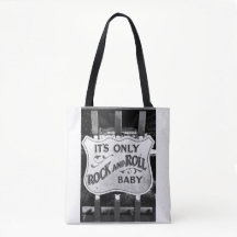 Sac à main 'C'est juste du rock and roll bébé'