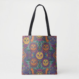 Sac à main Chats à l'esprit tribal vibrant