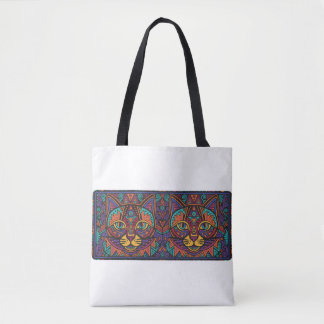 Sac à main Chats Esprit Tribal Vibrant