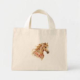 Sac à main cheval floral bohème équitation