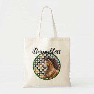 Sac à main Cheval sans limites – Sac d'art géométr