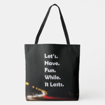 Sac à main citation Black City Aesthetic