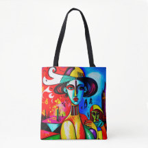 Sac à main cubiste élégant pour femme