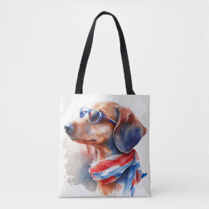 SAC À MAIN DACHSHUND 14 JUILLET