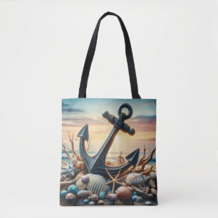 Sac à main d'ancre nautique