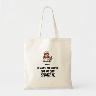 Sac à main de caractère d'infirmière | Cadeau pour