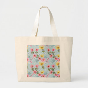 Sac à main de fleurs printanières botaniques color