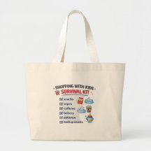 Sac à main de kit de survie pour faire du shopping