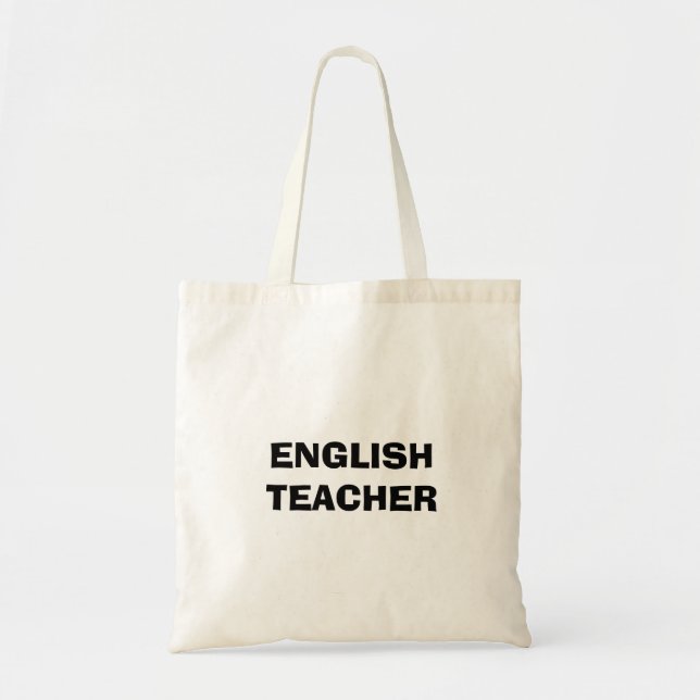 Sac à main de la profession d'enseignant d'anglais (Devant)