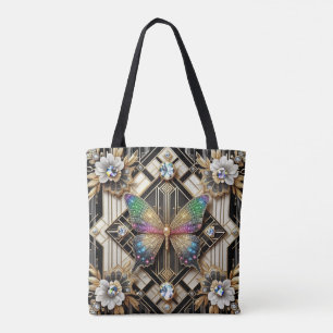 Sac à main de luxe diamants papillon arc-en-ciel