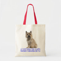 Sac à main de plage pour chiot Terrier Cairn Love