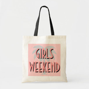 Sac à main de week-end pour filles Palmier rose
