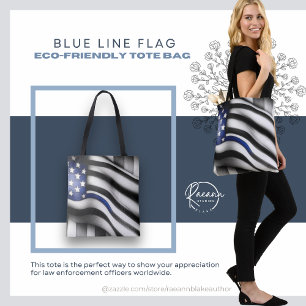 Sac à main drapeau de la ligne bleue