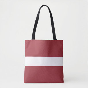 Sac à main du drapeau de la Lettonie
