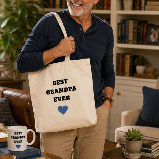 Sac à main en toile personnalisé « Meilleur grand-