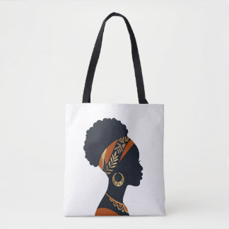 Sac à main en toile personnalisé pour la Reine Afr