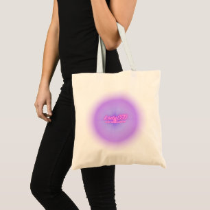 Sac à main esthétique toile violette Aura Glow Lad