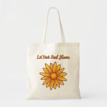 Sac à main esthétique tournesol « Laissez votre âm
