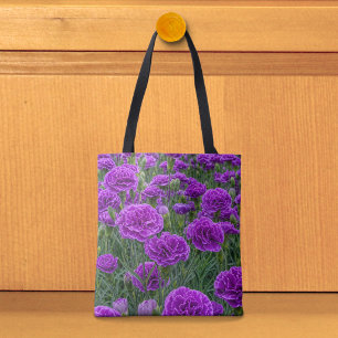 Sac à main Fleurs d'œillets violets