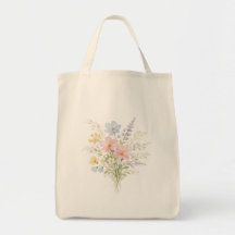 Sac à main floraison printanière