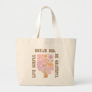 Sac à main floral esthétique et motivant