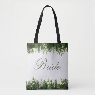 Sac à main floral pour la mariée bleu marine et ve