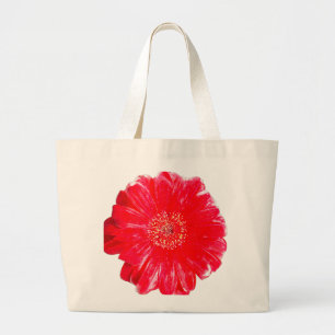 Sac à main géant Gerbera Daisy rouge vibrant