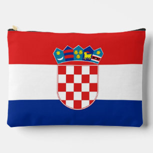 Sac à main imprimé, coupé et cousu avec le drapeau